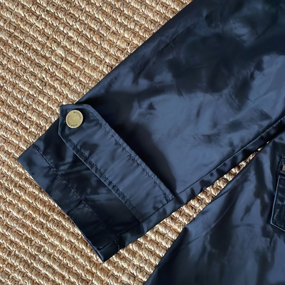 Michael Kors Rain Jacket Mid-length Black Small - Picture 5 of 6